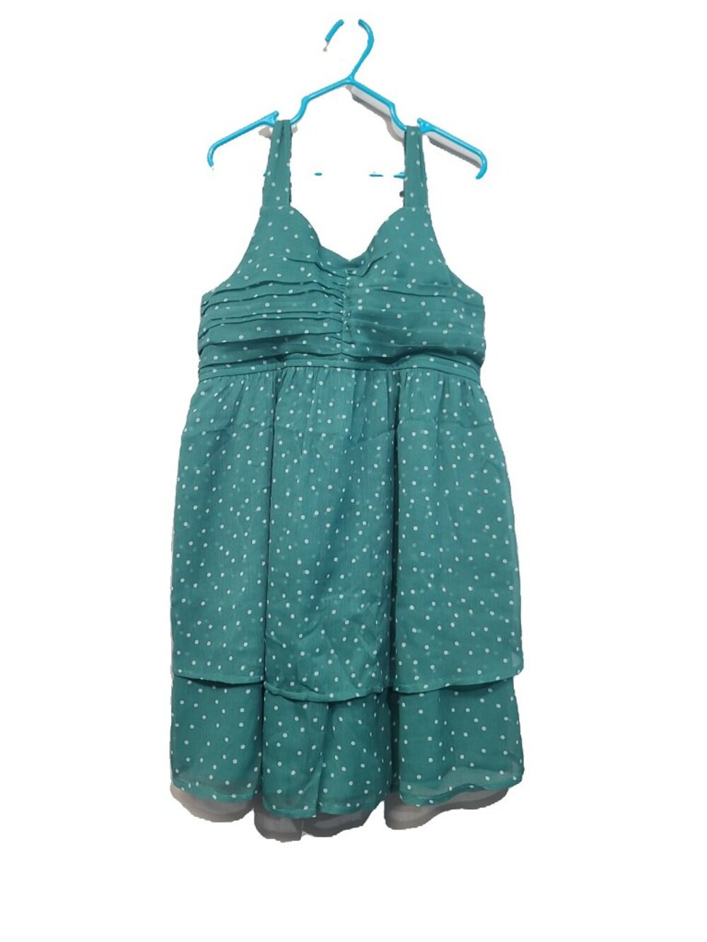 Abercrombie & Fitch kids green polka dot romper Size 10 NWT A-Line